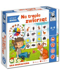 Gra edukacyjna Na tropie zwierząt Smart Bingo Kapitan