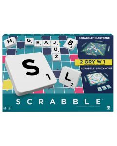 Gra Scrabble Original Wersja odnowiona HXM53 Mattel