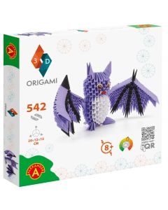 Zestaw kreatywne Origami 3D - Nietoperz 2554 Alexander