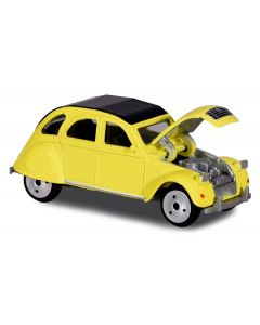 Auto metalowe Vintage Citroen 2CV żółty 212052010 Majorette