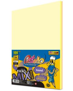 Papier ksero żółty A4 100 arkuszy Pastello