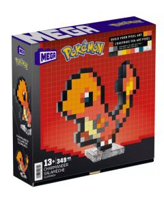 Mega Pokemon Pixel Charmander do zbudowania HTH76 Mattel