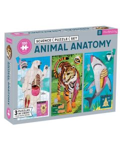Puzzle edukacyjne 3w1 Anatomia zwierząt 300 elementów MP70234 Mudpuppy