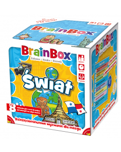 Gra edukacyjna BrainBox Świat druga edycja Rebel