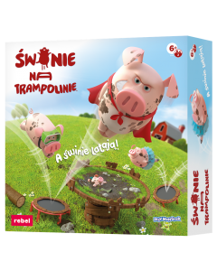 Gra zręcznościowa Świnie na trampolinie Rebel