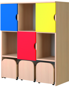 Kolorowe schowki 3 x 3 – element 2