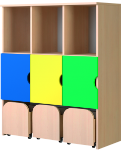 Kolorowe schowki 3 x 3 – element 3