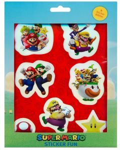 Zestaw naklejek 8 arkuszy Super Mario 1411SUMB0061 Undercover