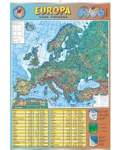 Mapa Europy - plansza dydaktyczna