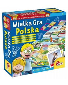 Mały Geniusz Wielka Gra Polska 304-P54398 Lisciani