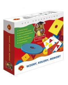 Gra edukacyjna Wzory Kolory Memory 0457 Alexander