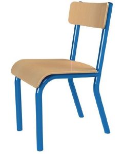 Krzesełko metalowe rozmiar 1 niebieskie