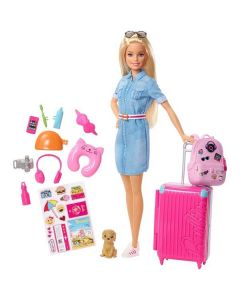 Lalka Barbie w podróży FWV25 Mattel