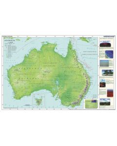 Australia - mapa fizyczna
