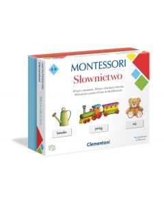 Montessori Karty obrazkowe Słownictwo 50077 Clementoni