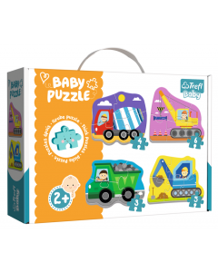 Baby Classic Puzzle Pojazdy na budowie 36072 Trefl