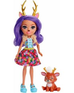 Lalka Danessa Deer z jelonkiem FXM75 Enchantimals Mattel