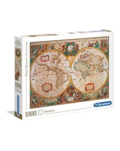 Puzzle 1000 elementów Antyczna mapa 31229 Clementoni