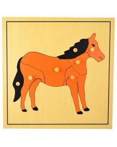 Puzzle drewniane koń