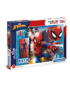 Puzzle Supercolor 104 elementy Spider-Man 27118 Clementoni