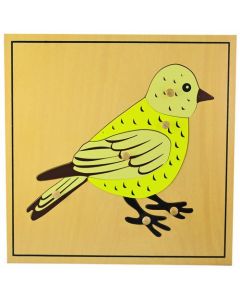 Puzzle drewniane ptak