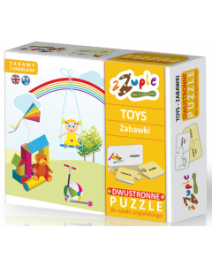 Dwustronne puzzle do nauki angielskiego - Toys / Zabawki