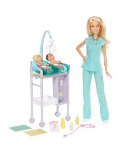 Zestaw Kariera Lalka Barbie Pediatra GKH23 Mattel