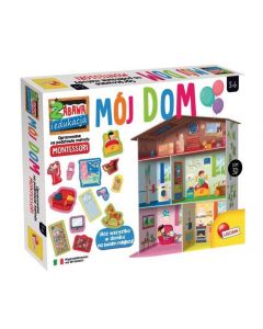 Montessori Zabawa i edukacja Maxi układanka Mój dom 72477 Lisciani
