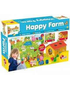  Karotka Baby Układanka Szczęśliwa farma 72248 Lisciani