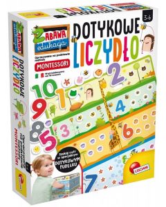 Montessori Zabawa i edukacja Dotykowe liczydło 72453 Lisciani