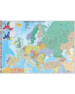 Mapa polityczno - administracyjna Europy 1:4 500 000