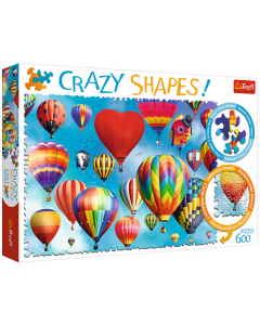 Puzzle Crazy Shapes 600 elementów Kolorowe Balony 11112 Trefl