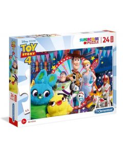 Puzzle Maxi Supercolor 24 elementy Toy Story 4 28515 Clementoni