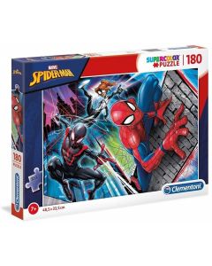Puzzle 180 elementów Super Kolor Spider-Man 29293 Clementoni