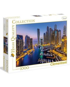 Puzzle 1000 elementów HQ Dubaj 39381 Clementoni