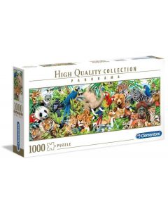 Puzzle 1000 elementów Panorama HQ Wildlife 39517 Clementoni