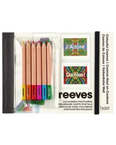 Pocztówki do kolorowania Colourful Cosmos Reeves