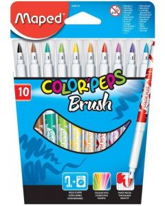 Flamastry Colorpeps Brush 10 sztuk 848010 Maped