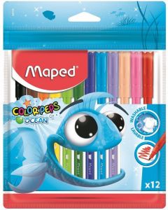 Flamastry Colorpeps Ocean 12 sztuk 845720 Maped