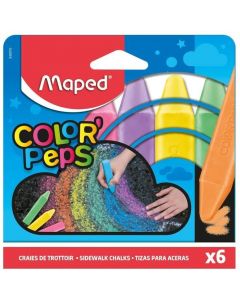 Kreda chodnikowa Colorpres 6 kolorów 936010 Maped
