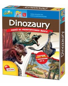 Mały Geniusz Książeczka Dinozaury 305-PL78243 Lisciani