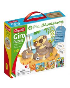 Play Montessori Puzzle zwierzątka 040-0611 Quercetti