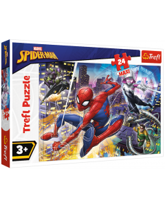 Puzzle Maxi 24 elementy Nieustraszony SpiderMan 14289 Trefl