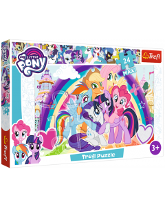 Puzzle Maxi 24 elementy Szczęśliwe kucyki My Little Pony 14269 Trefl