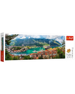 Puzzle 500 elementów Panorama Kotor Czarnogóra 29506 Trefl