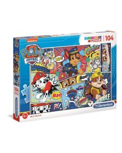 Puzzle Supercolor 104 elementy Psi Patrol 27261 Clementoni