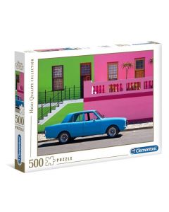 Puzzle 500 elementów HQ Niebieskie auto 35076 Clementoni