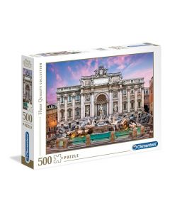 Puzzle 500 elementów HQ Fontanna di Trevi 35047 Clementoni