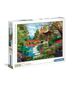 Puzzle 1000 elementów HQ Ogród Fuji 39513 Clementoni