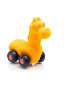 Sensoryczny żółty pojazd - żyrafa 201371 Rubbabu